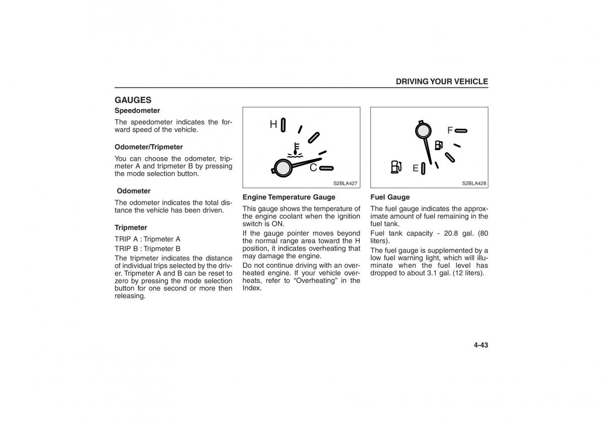 Kia Sorento I 1 owners manual / page 141