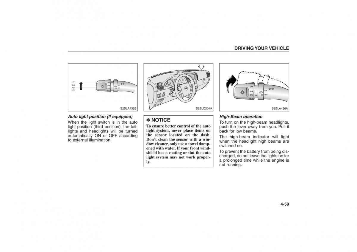 Kia Sorento I 1 owners manual / page 157