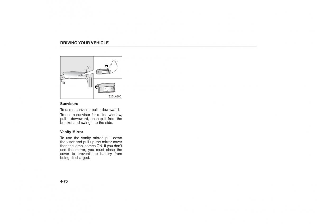 Kia Sorento I 1 owners manual / page 168