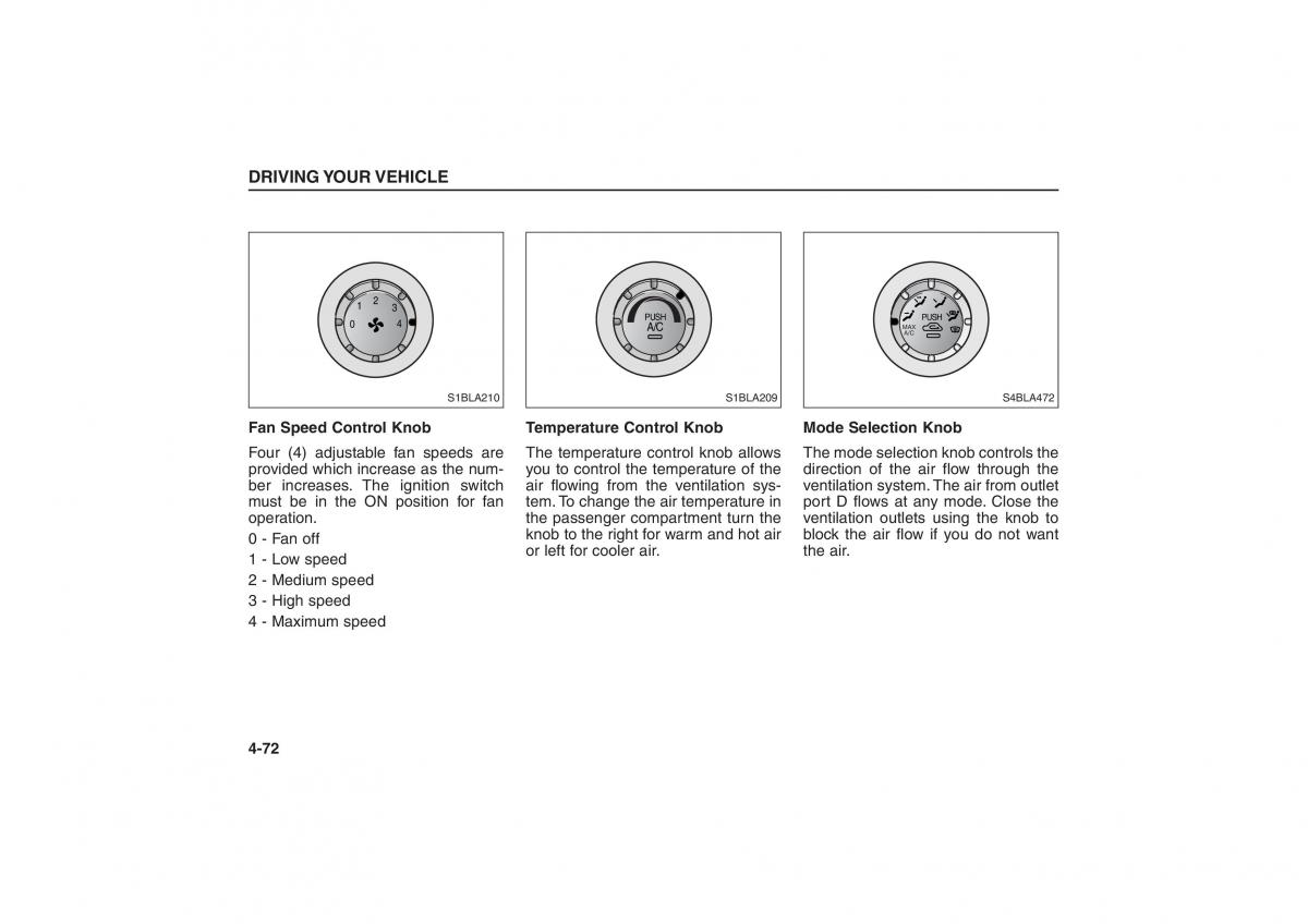 Kia Sorento I 1 owners manual / page 170