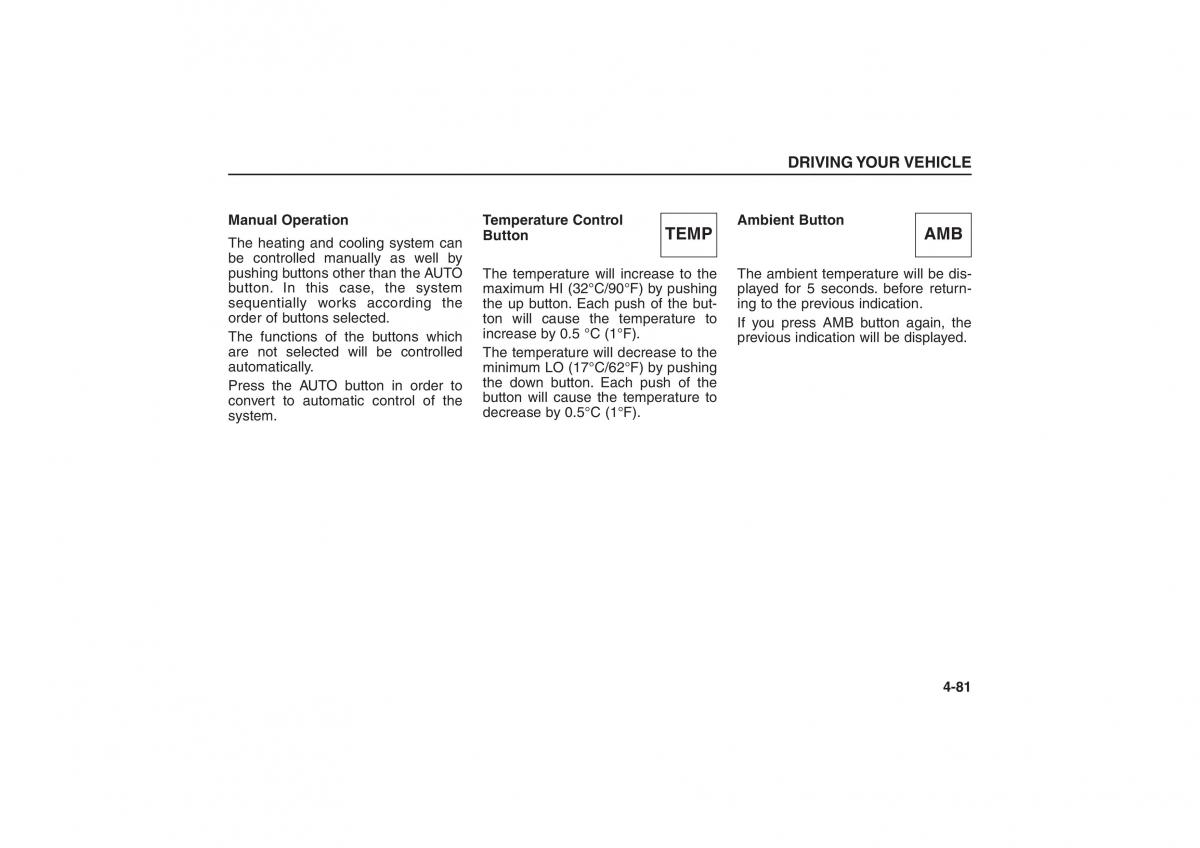 Kia Sorento I 1 owners manual / page 179