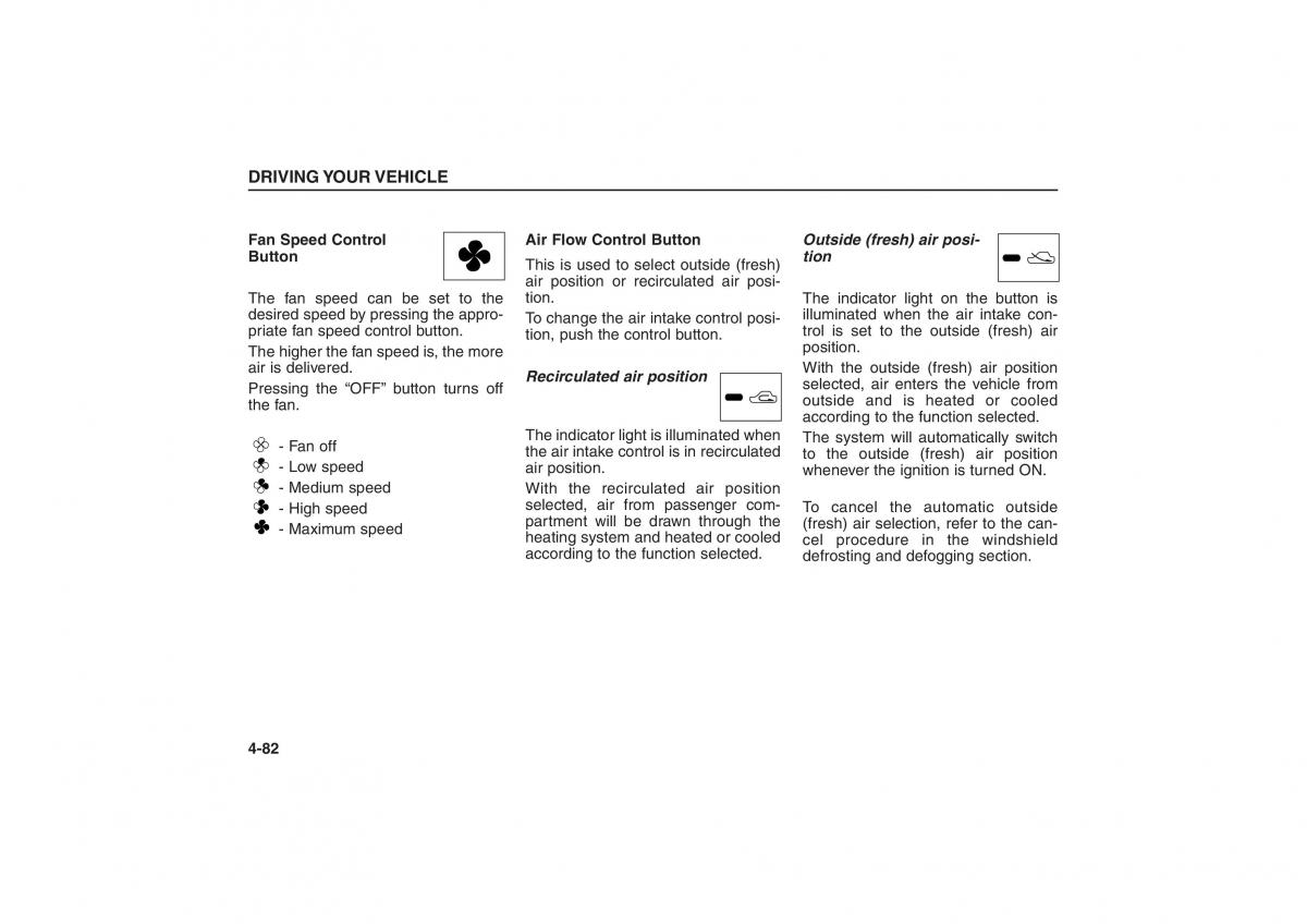 Kia Sorento I 1 owners manual / page 180