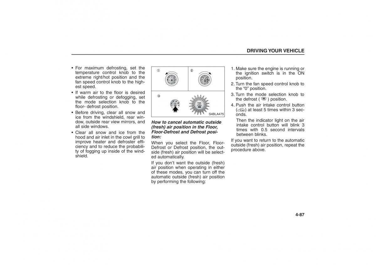 Kia Sorento I 1 owners manual / page 185