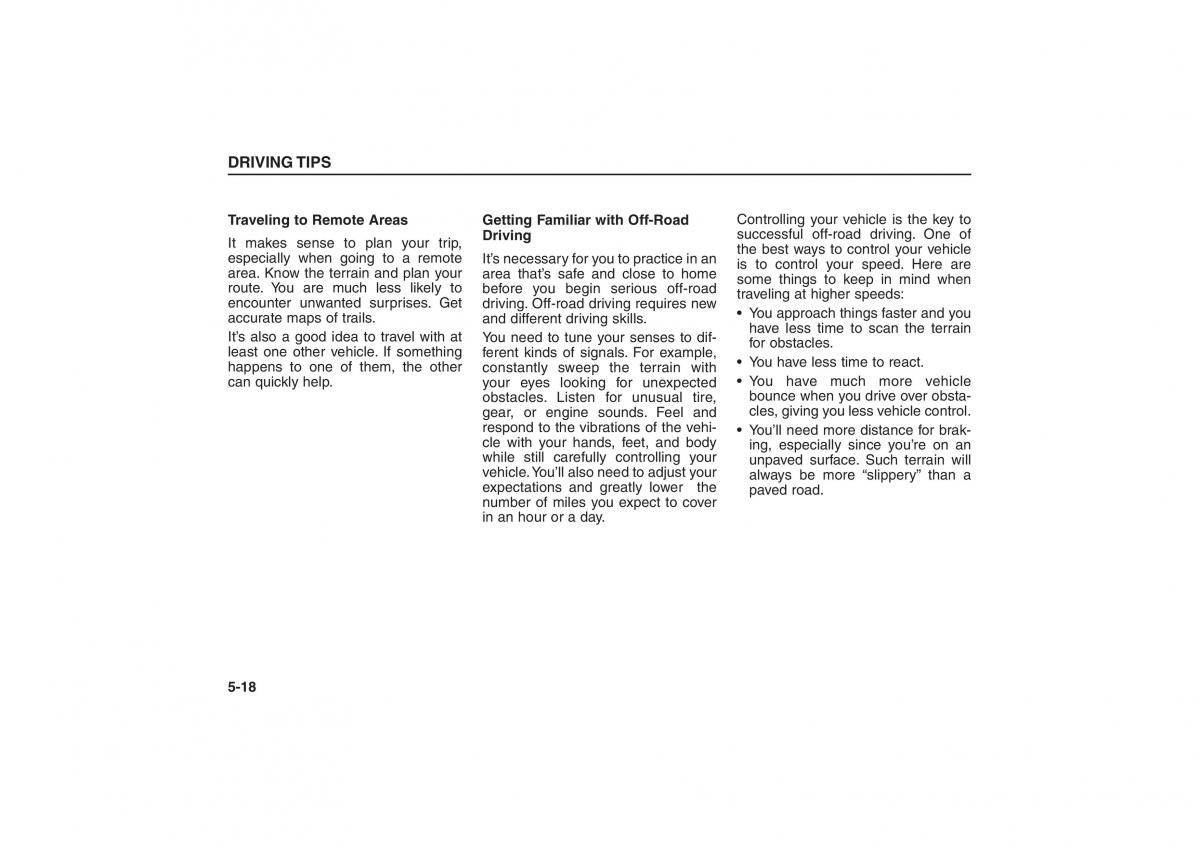 Kia Sorento I 1 owners manual / page 205