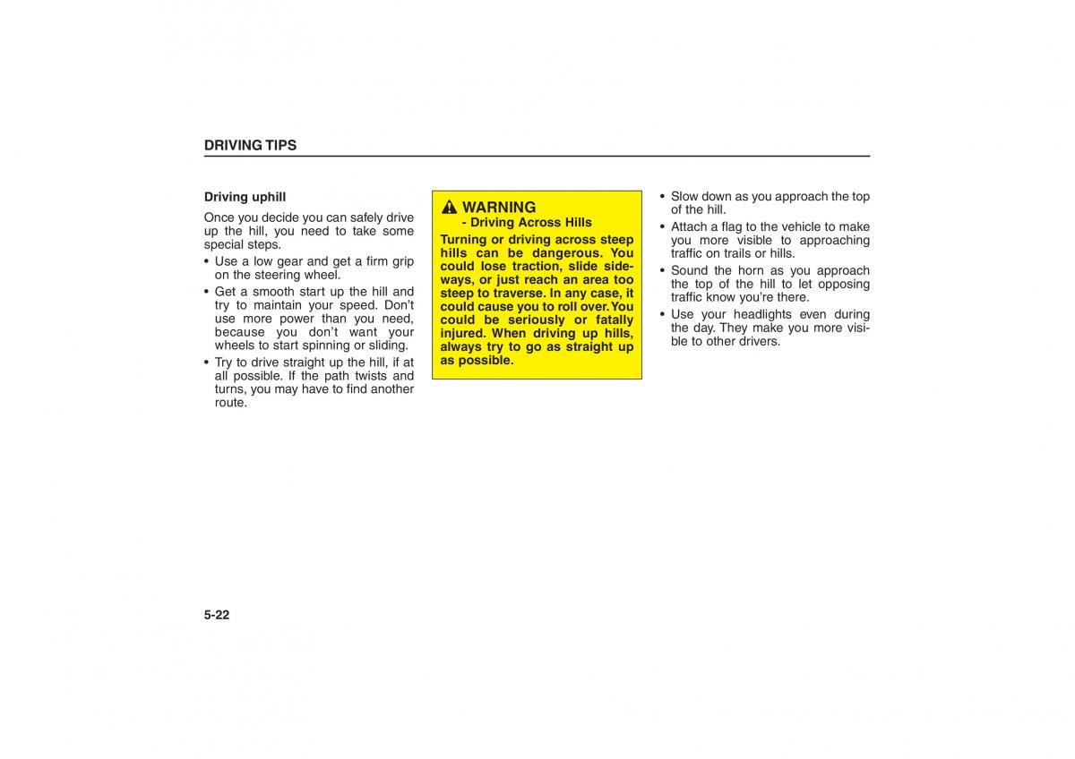 Kia Sorento I 1 owners manual / page 209