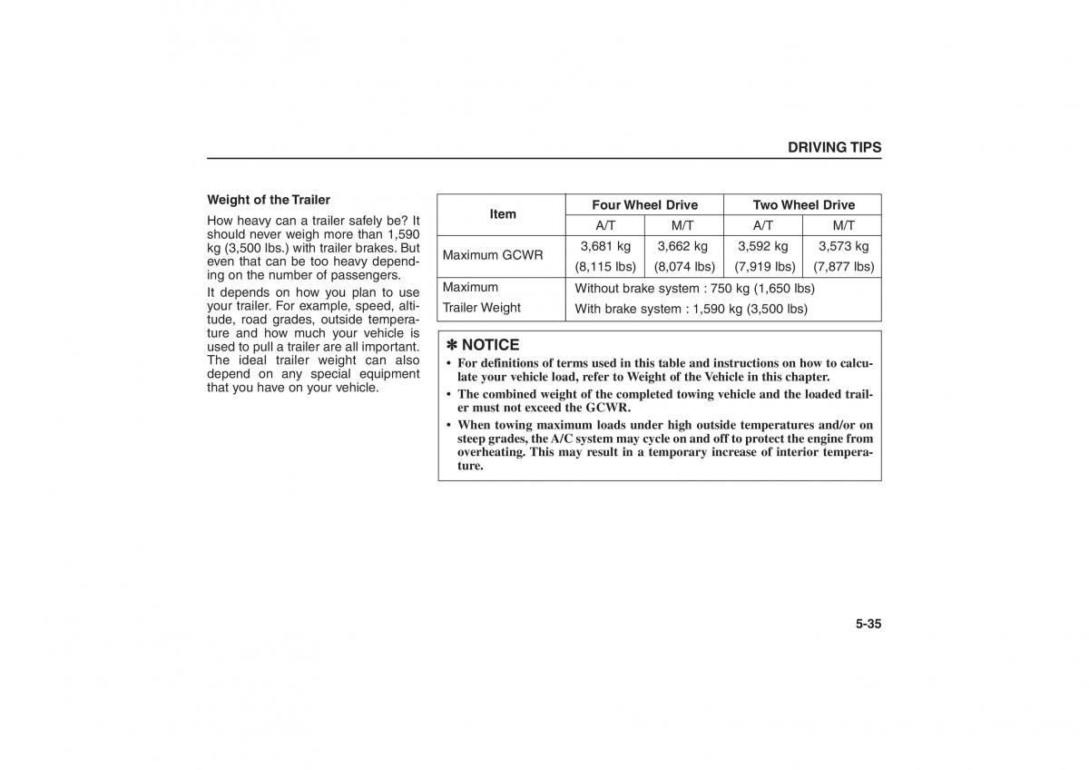 Kia Sorento I 1 owners manual / page 222