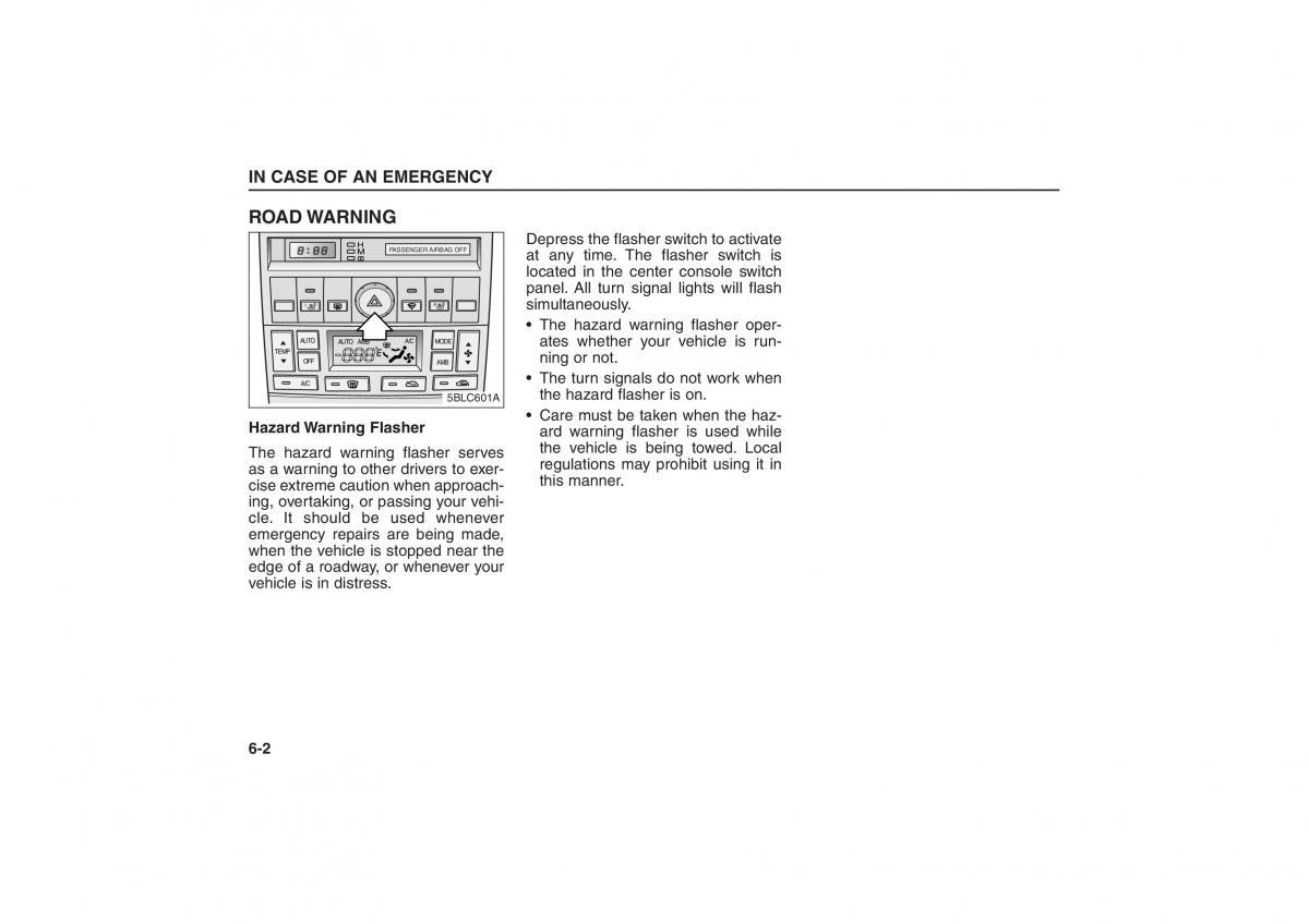 Kia Sorento I 1 owners manual / page 234