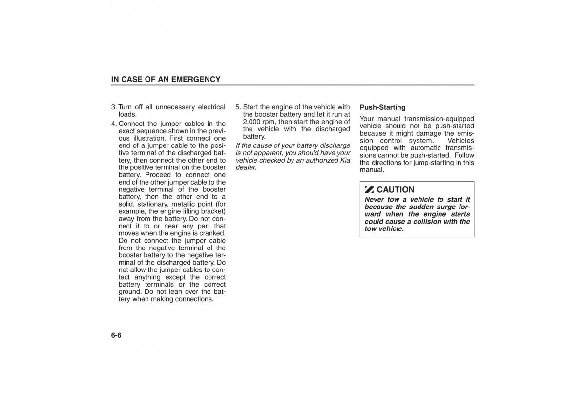 Kia Sorento I 1 owners manual / page 238