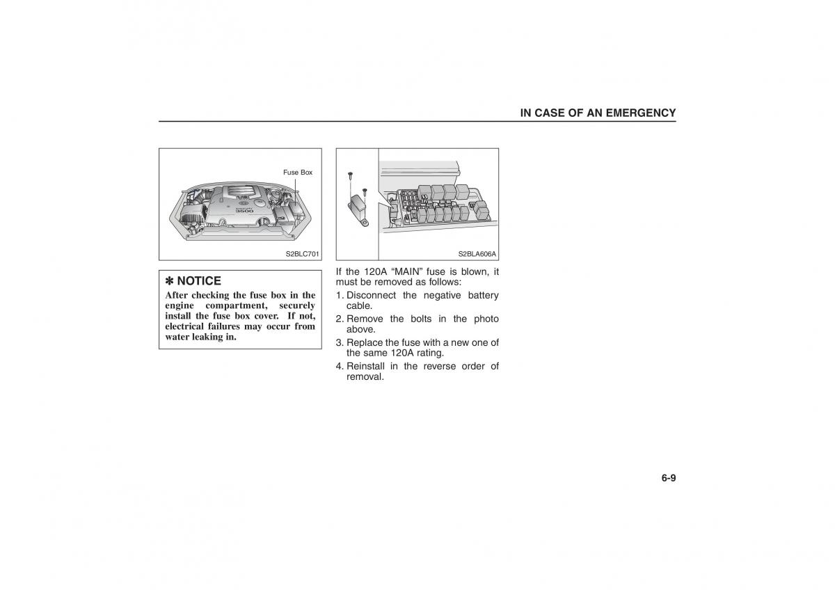 Kia Sorento I 1 owners manual / page 241