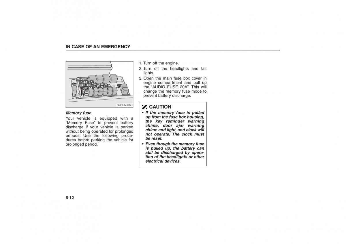 Kia Sorento I 1 owners manual / page 244