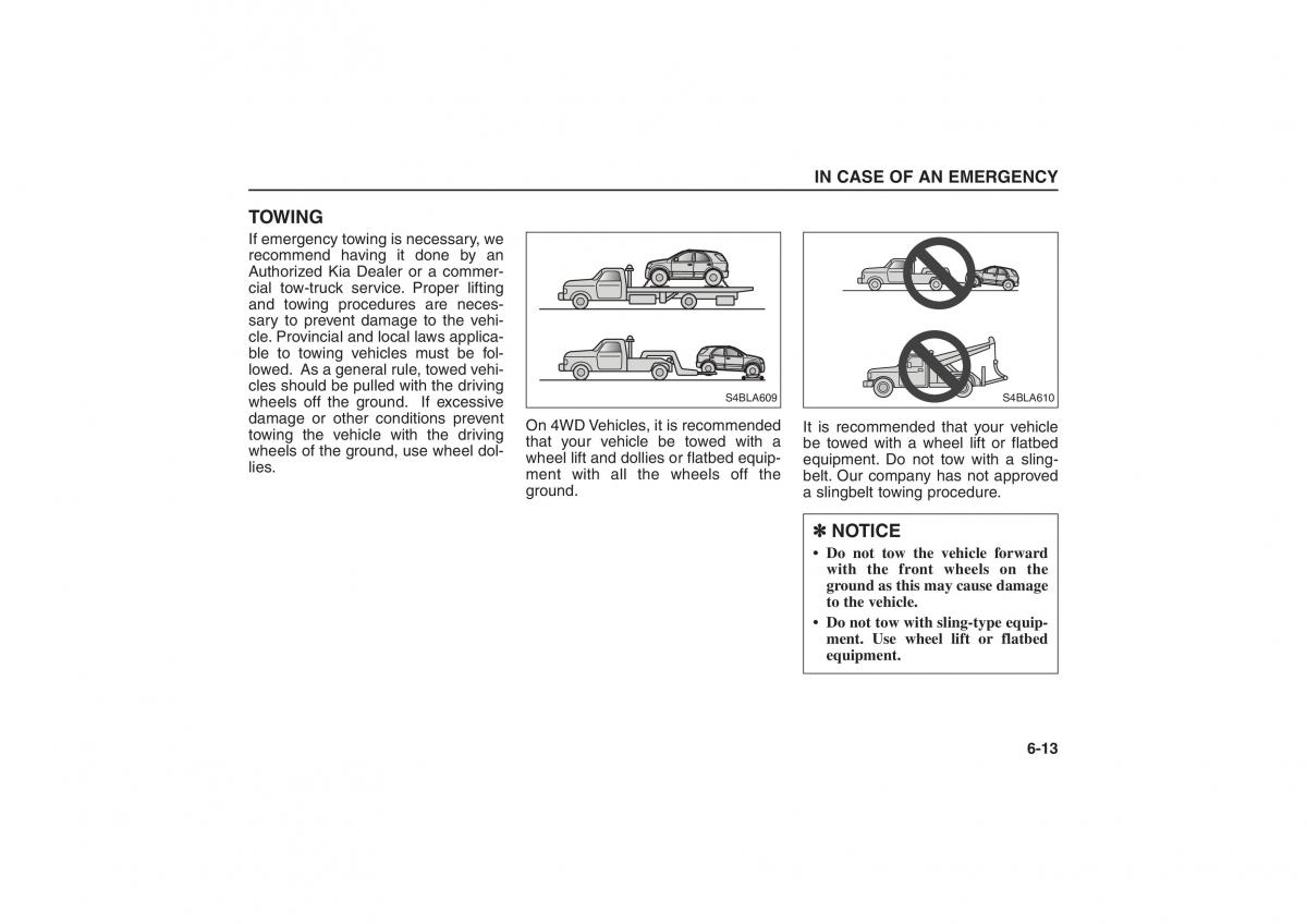 Kia Sorento I 1 owners manual / page 245