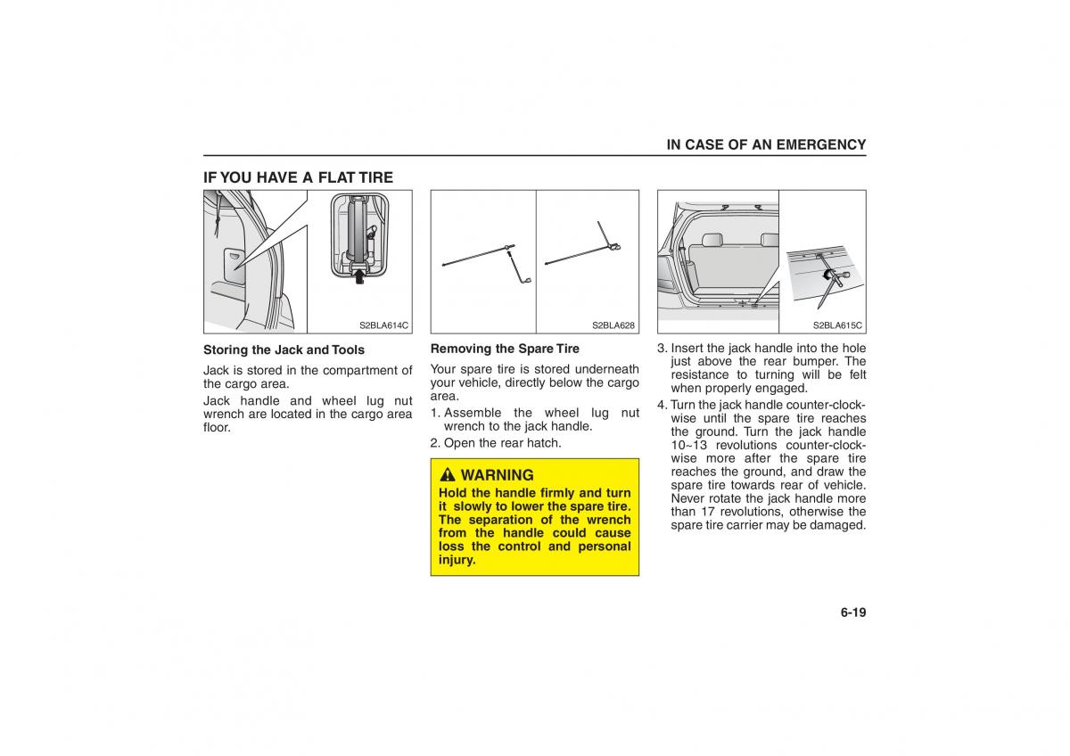 Kia Sorento I 1 owners manual / page 251