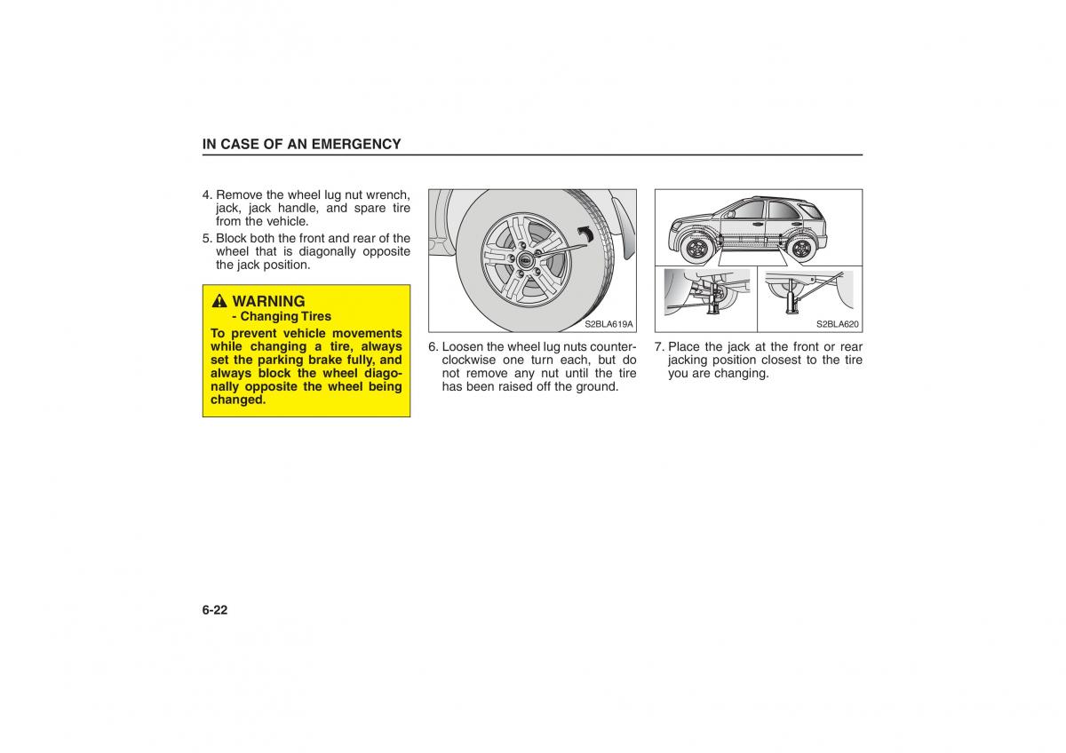 Kia Sorento I 1 owners manual / page 254