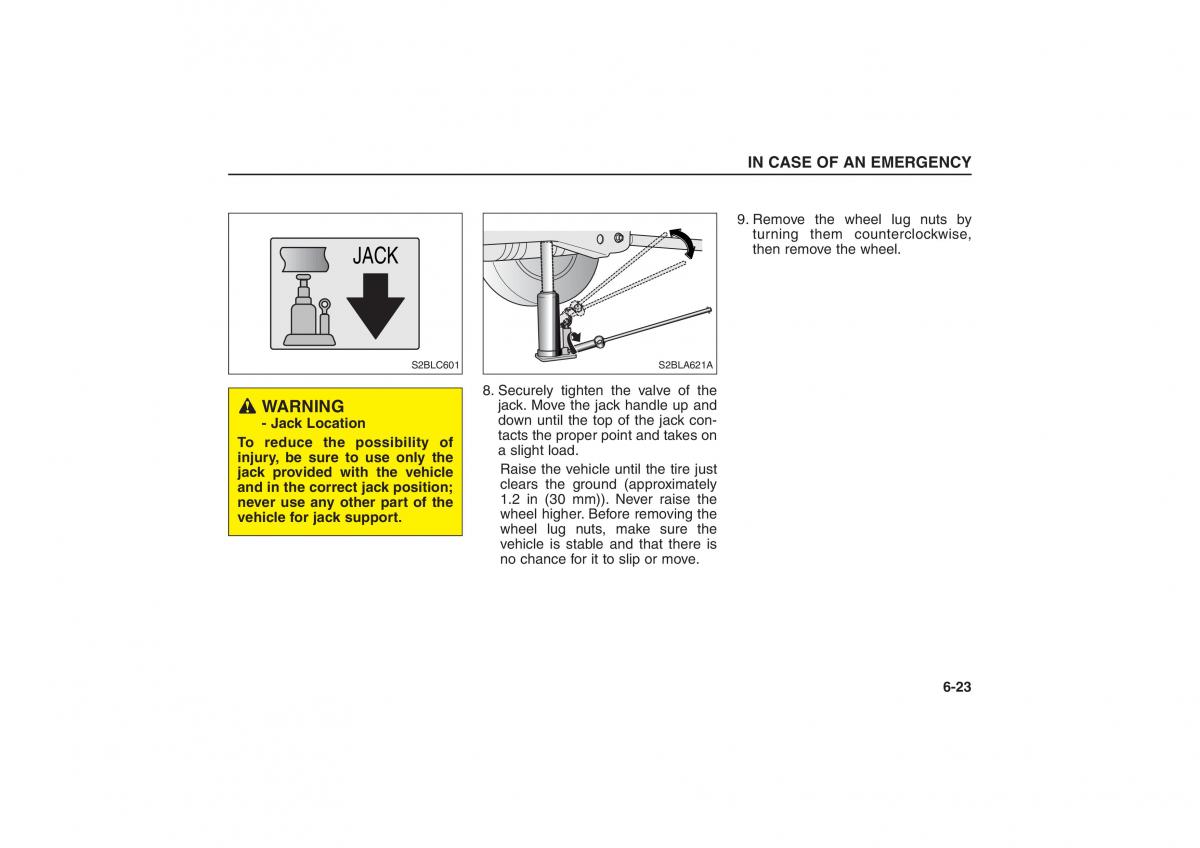 Kia Sorento I 1 owners manual / page 255