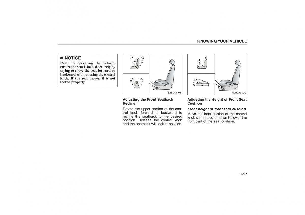 Kia Sorento I 1 owners manual / page 26