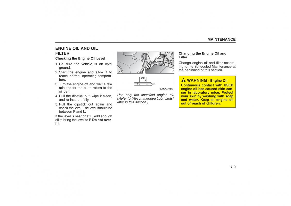 Kia Sorento I 1 owners manual / page 266