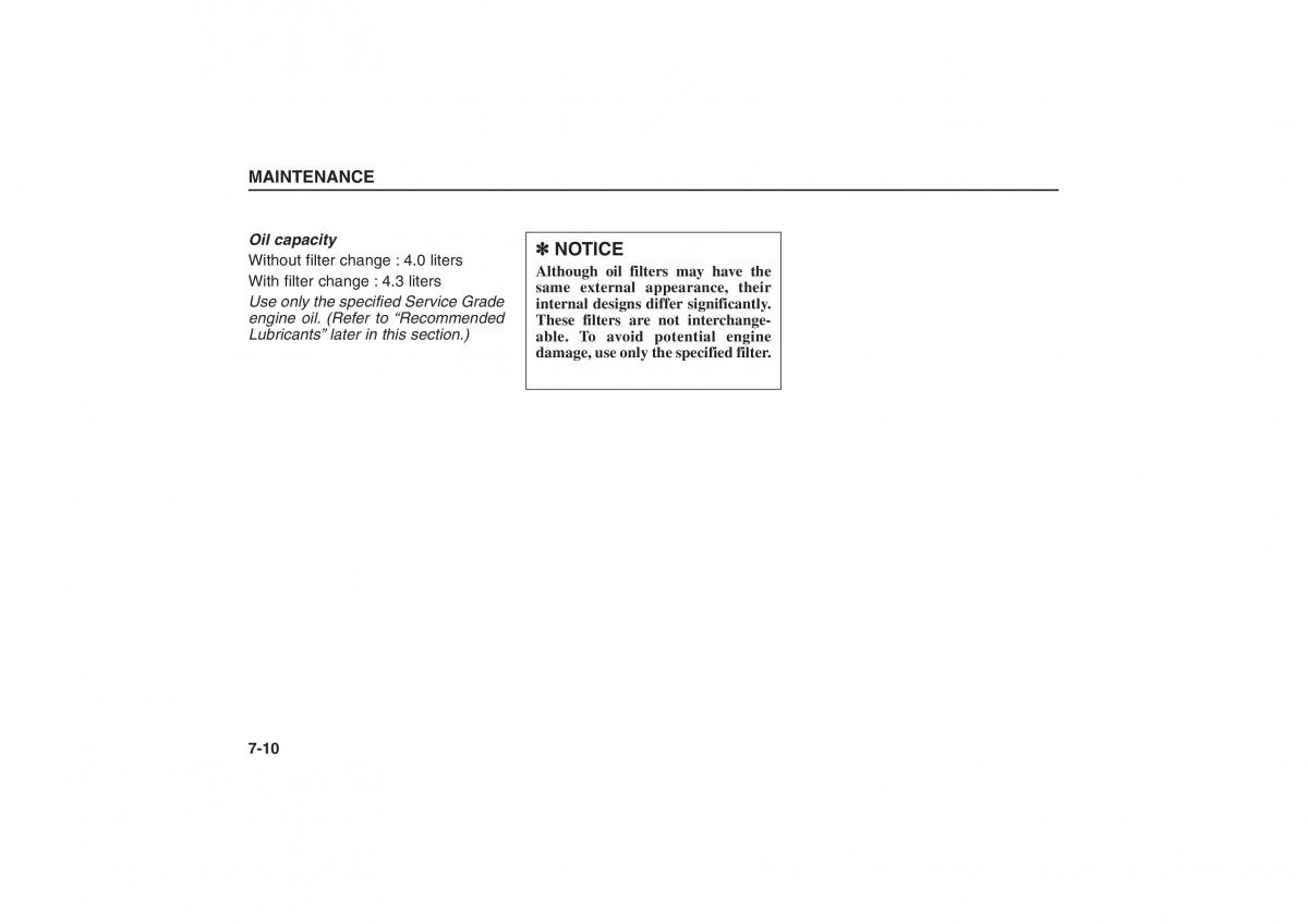 Kia Sorento I 1 owners manual / page 267