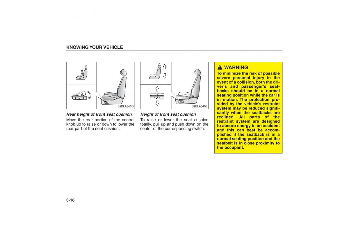 Kia Sorento I 1 owners manual / page 27