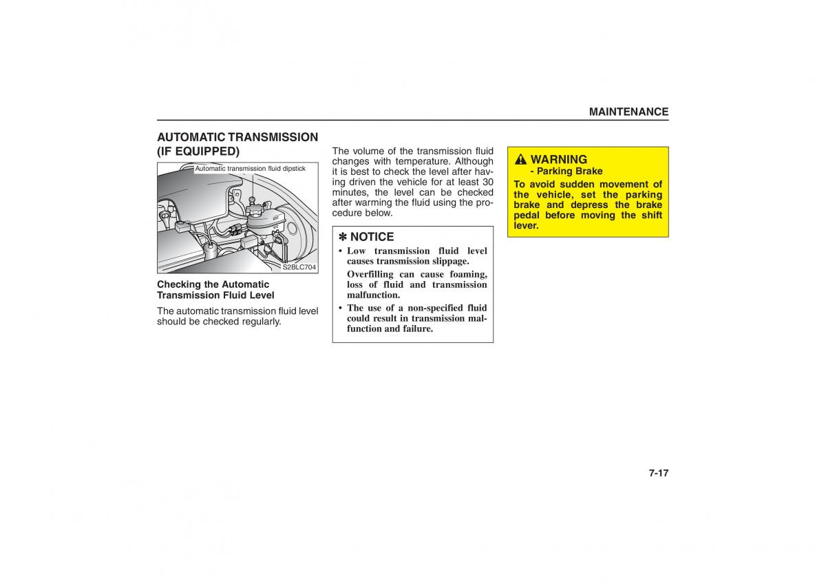 Kia Sorento I 1 owners manual / page 274