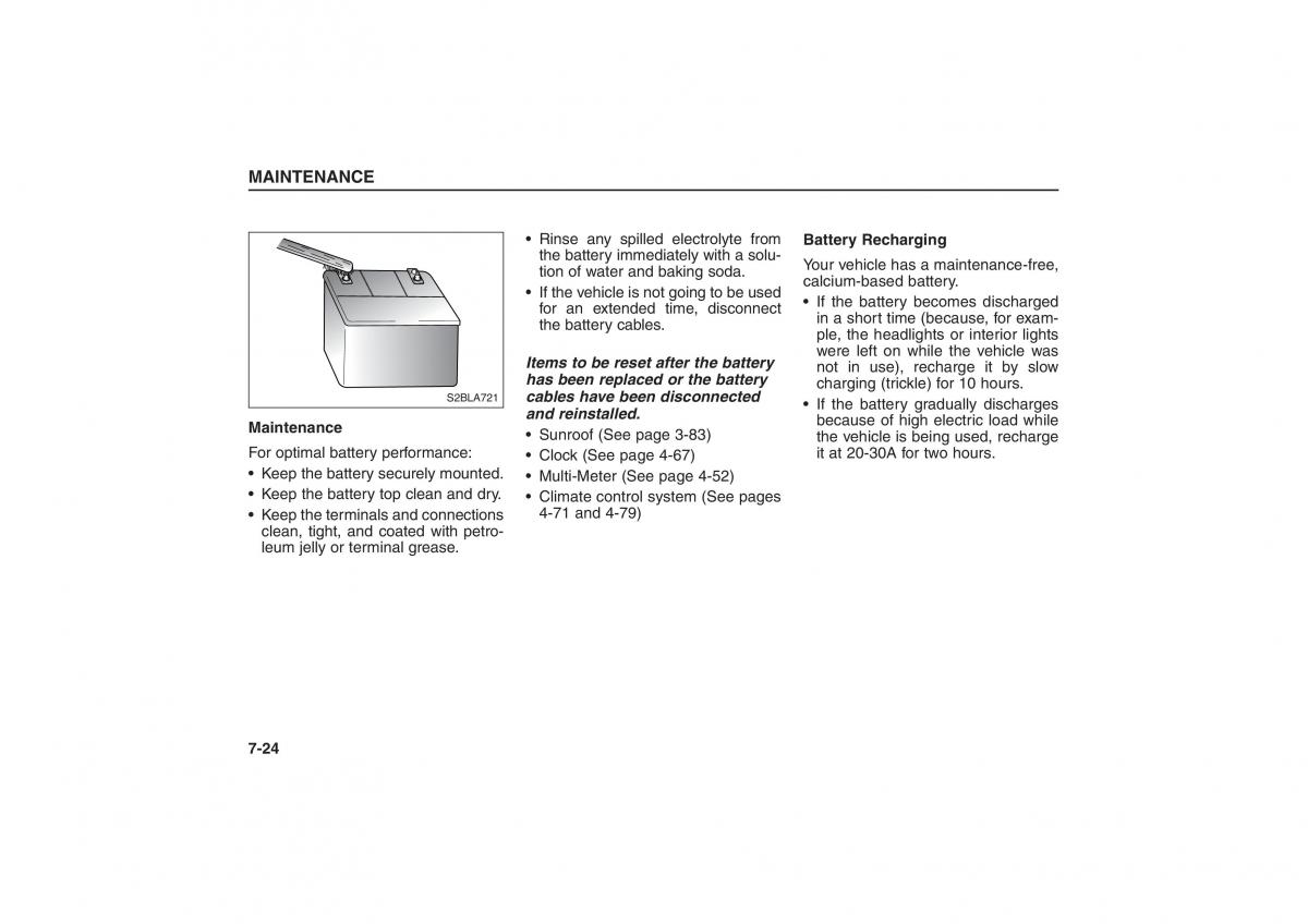 Kia Sorento I 1 owners manual / page 281