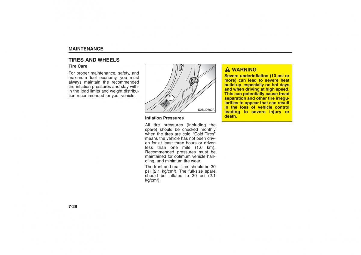 Kia Sorento I 1 owners manual / page 283