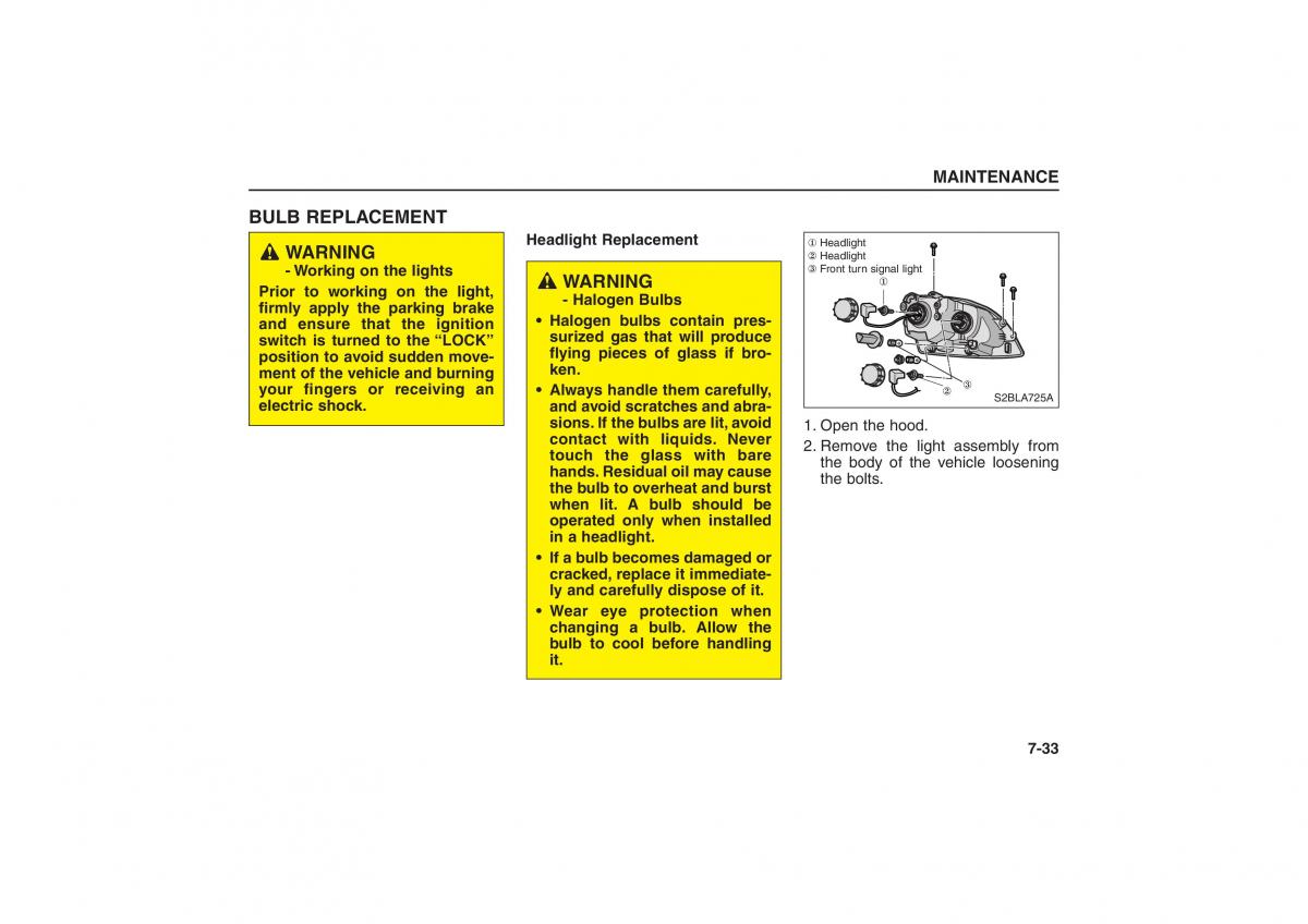 Kia Sorento I 1 owners manual / page 290