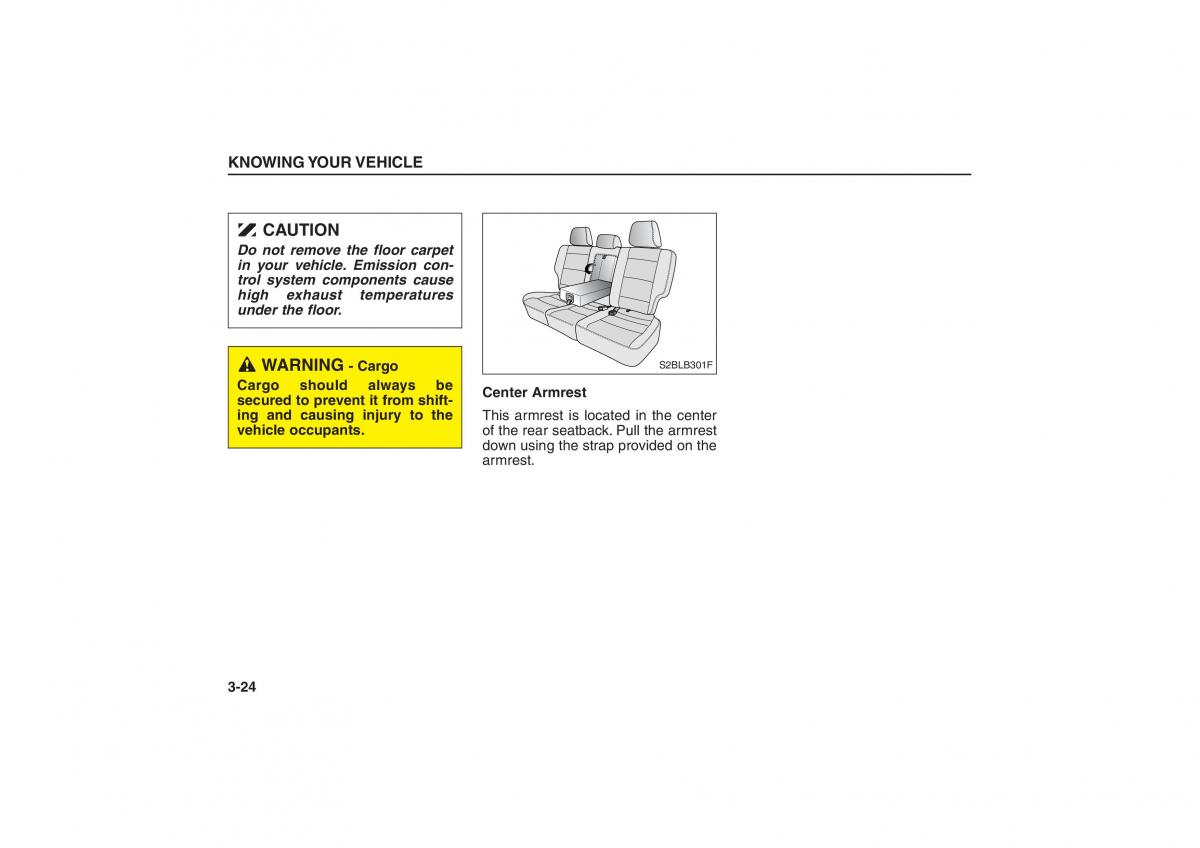 Kia Sorento I 1 owners manual / page 33