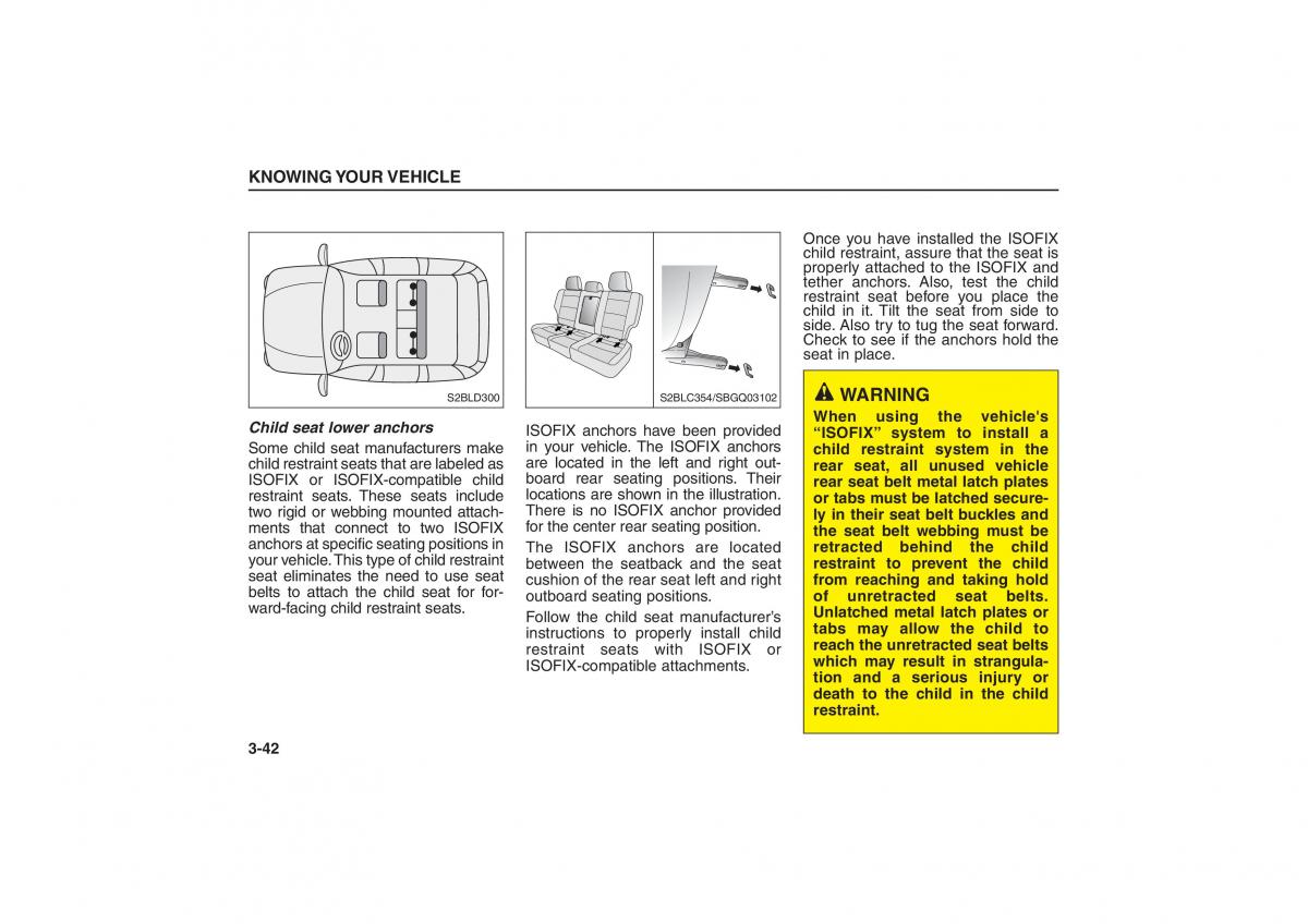 Kia Sorento I 1 owners manual / page 51