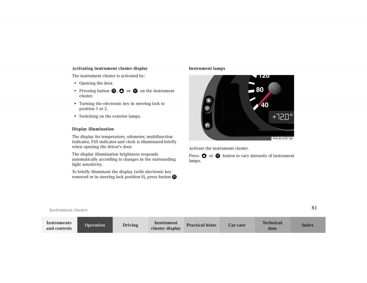 manual  Mercedes Benz CLK 430 W208 owners manual / page 81