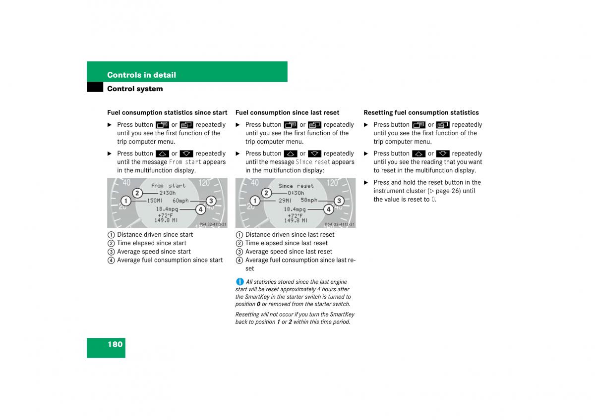 Mercedes Benz E Class W211 owners manual / page 181