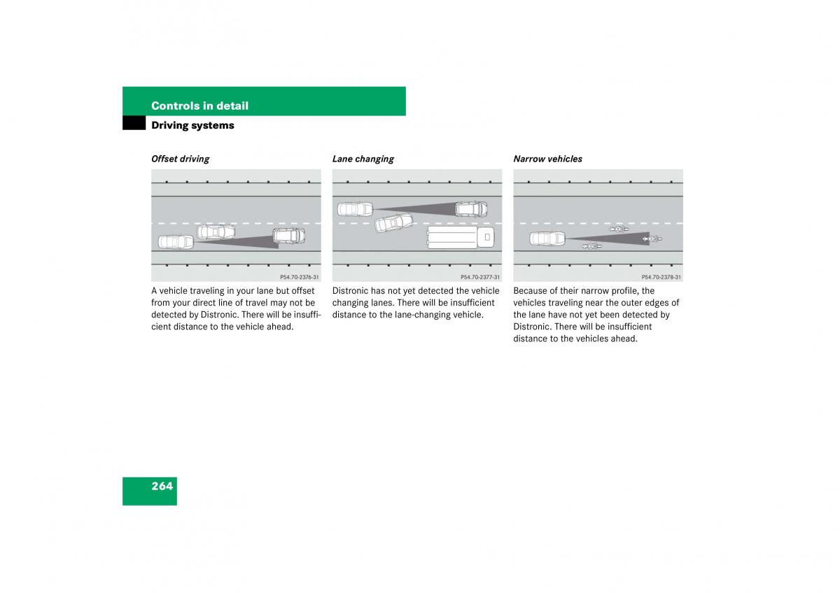 Mercedes Benz E Class W211 owners manual / page 265