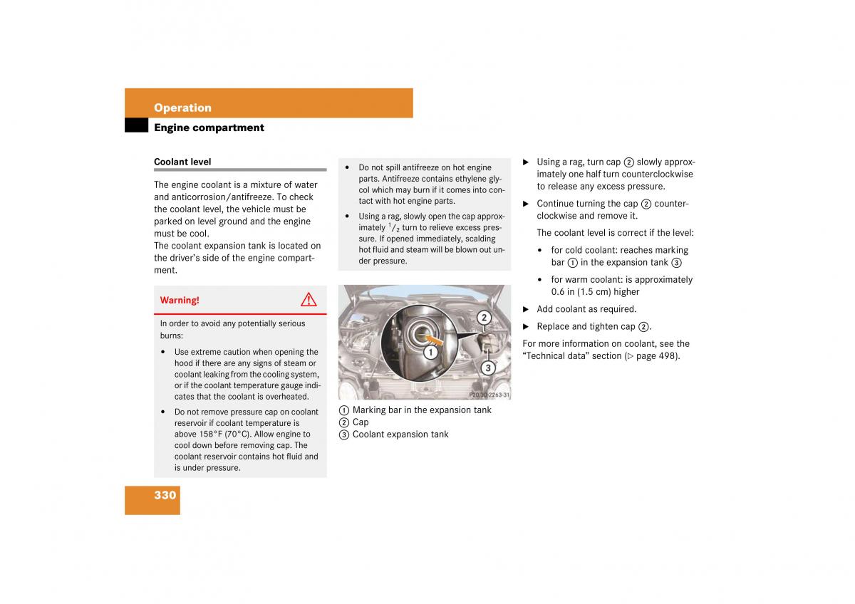 Mercedes Benz E Class W211 owners manual / page 331