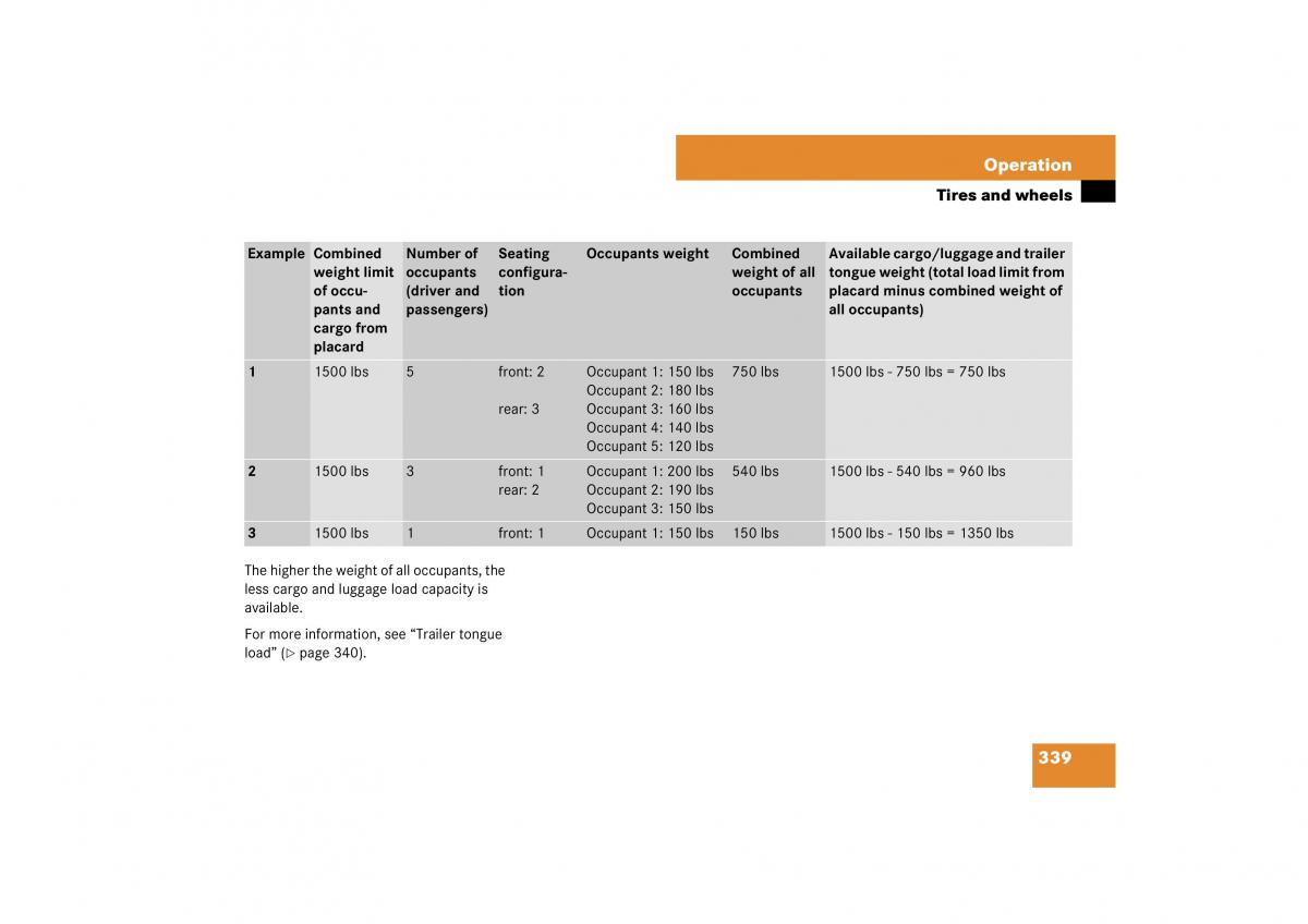 Mercedes Benz E Class W211 owners manual / page 340