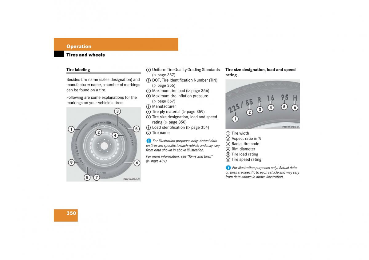 Mercedes Benz E Class W211 owners manual / page 351