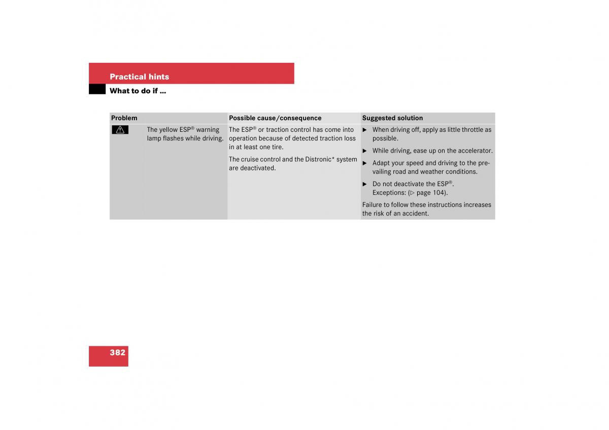 Mercedes Benz E Class W211 owners manual / page 383