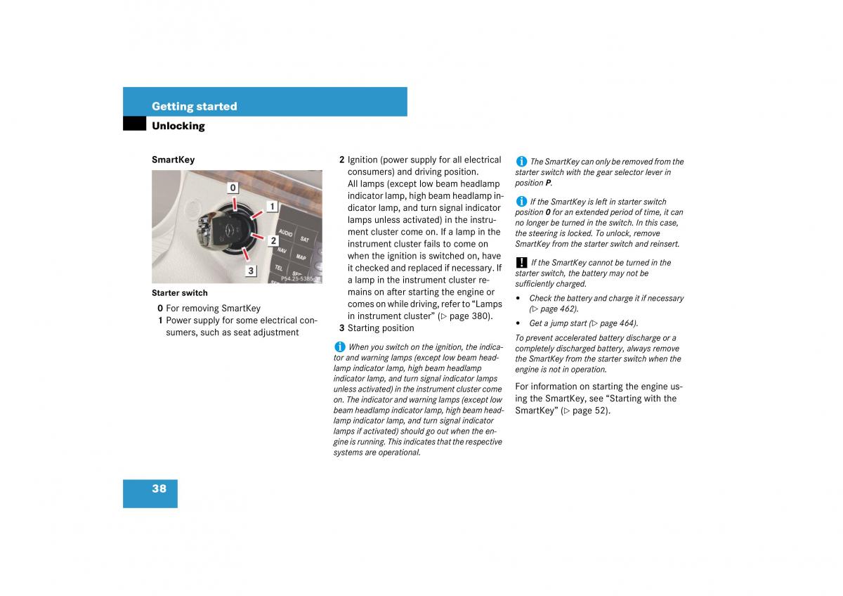 Mercedes Benz E Class W211 owners manual / page 39