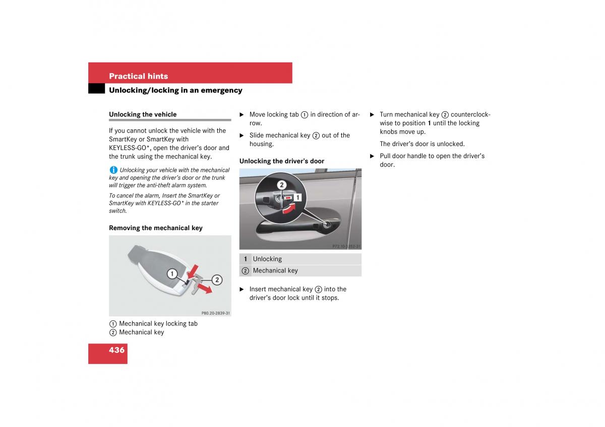 Mercedes Benz E Class W211 owners manual / page 437