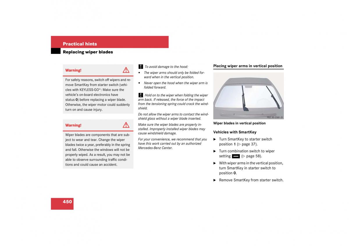 Mercedes Benz E Class W211 owners manual / page 451