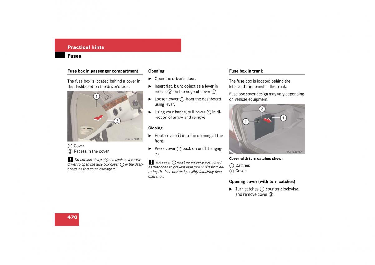 Mercedes Benz E Class W211 owners manual / page 471