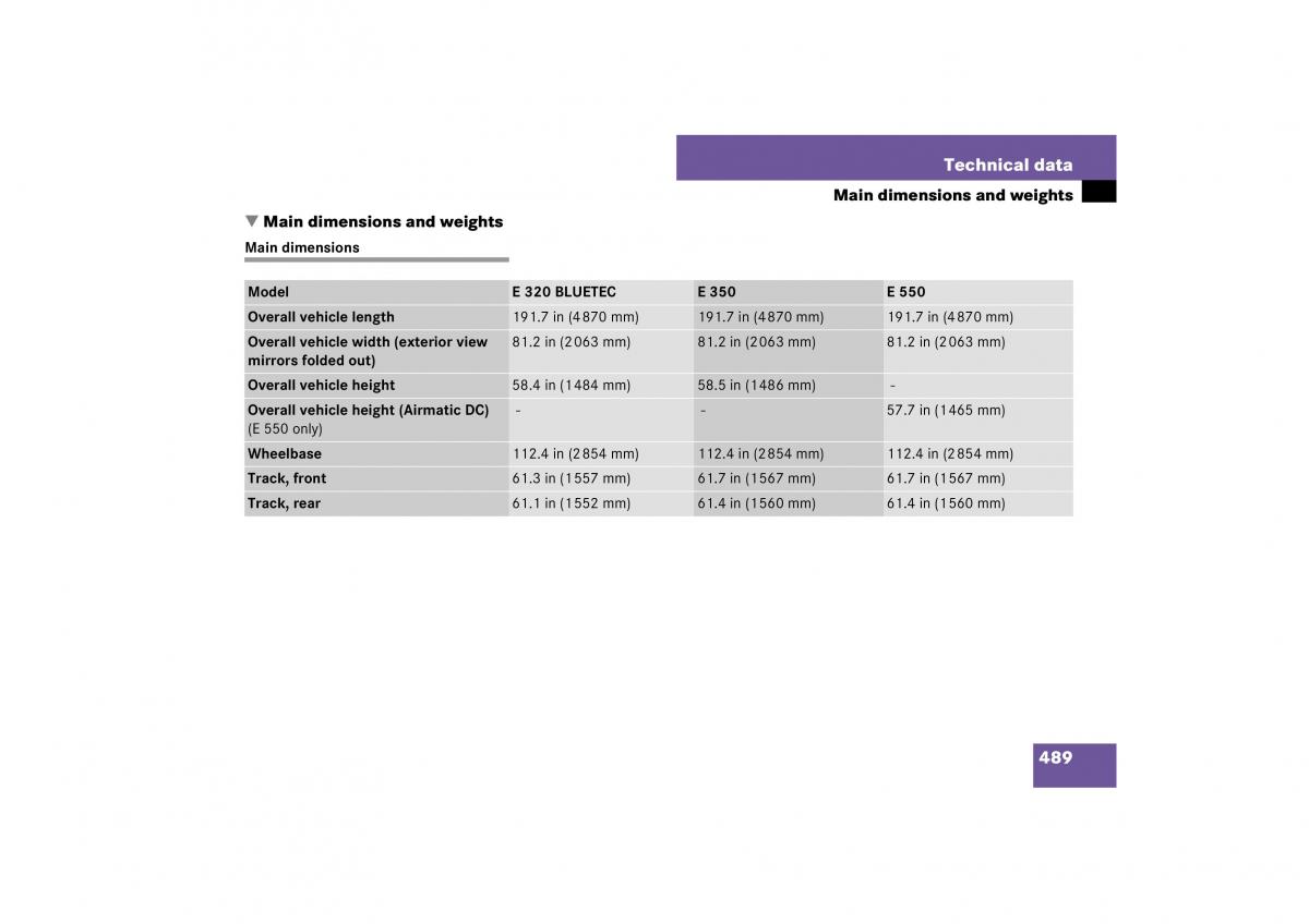 Mercedes Benz E Class W211 owners manual / page 490