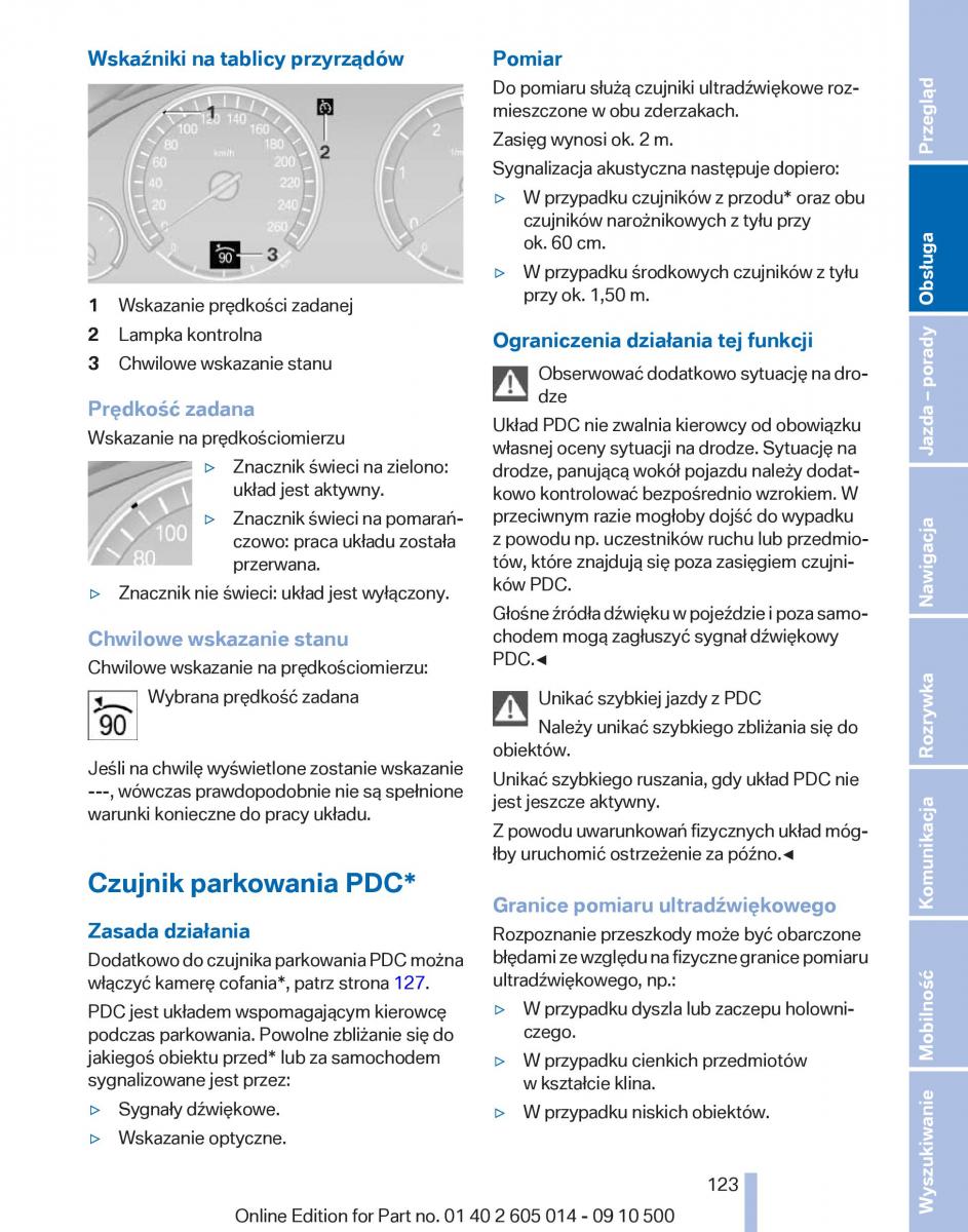 BMW 5 F07 GT Gran Turismo instrukcja obslugi / page 123