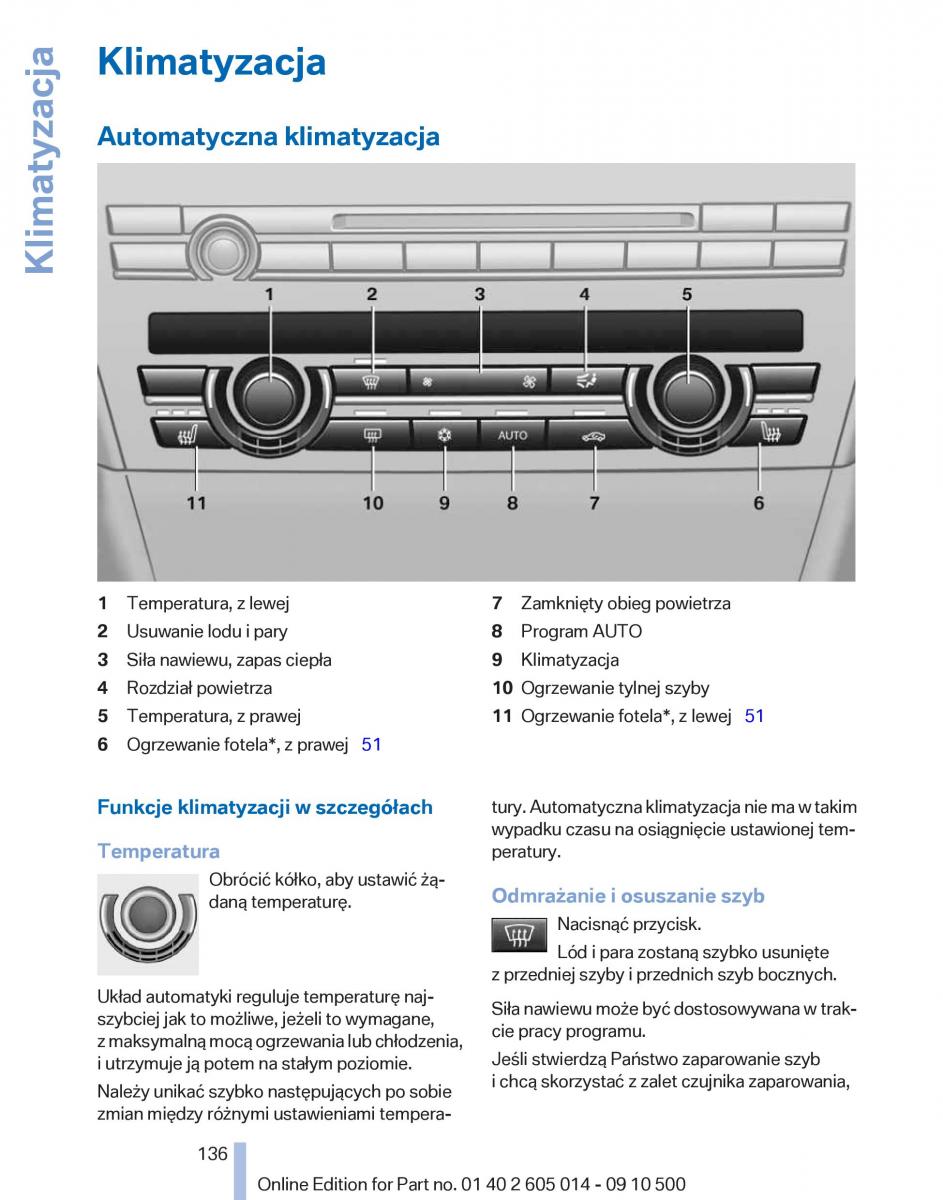 BMW 5 F07 GT Gran Turismo instrukcja obslugi / page 136