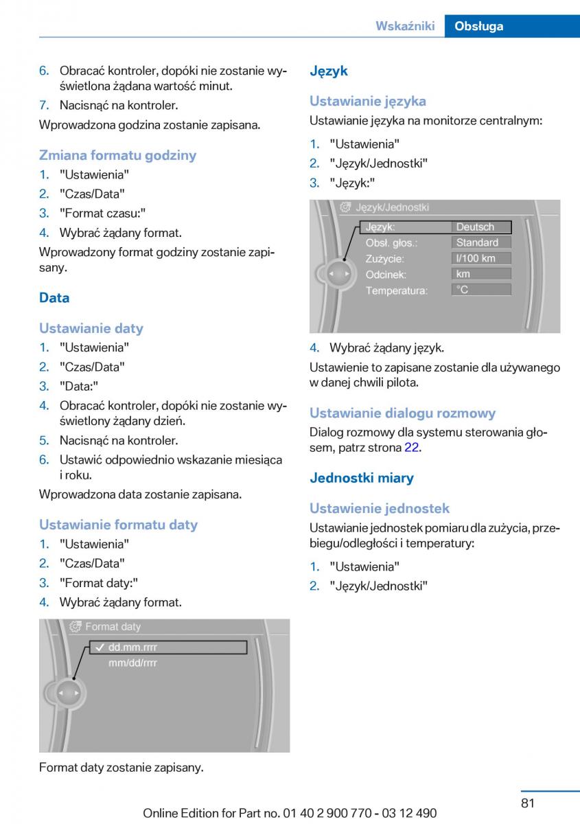 manual  BMW 6 F13 Coupe instrukcja / page 81