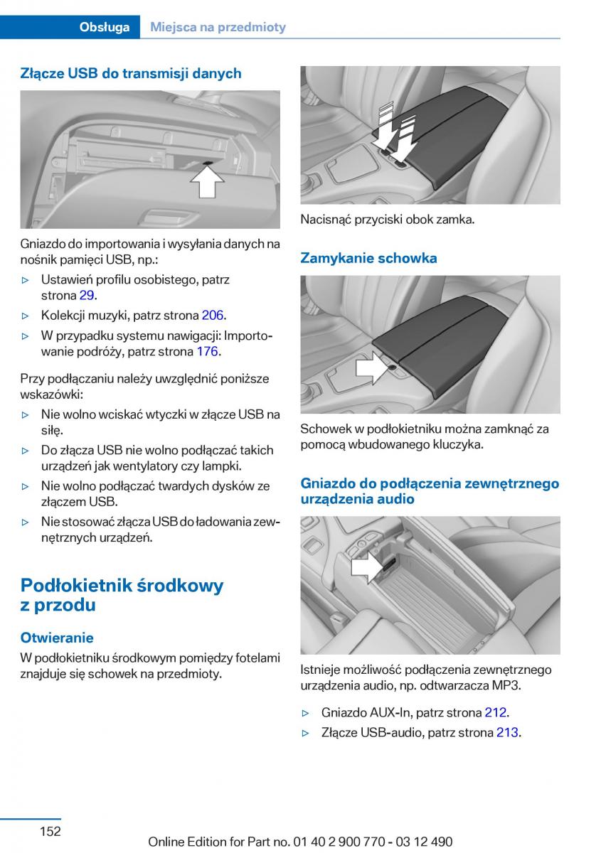 manual  BMW 6 F13 Coupe instrukcja / page 152