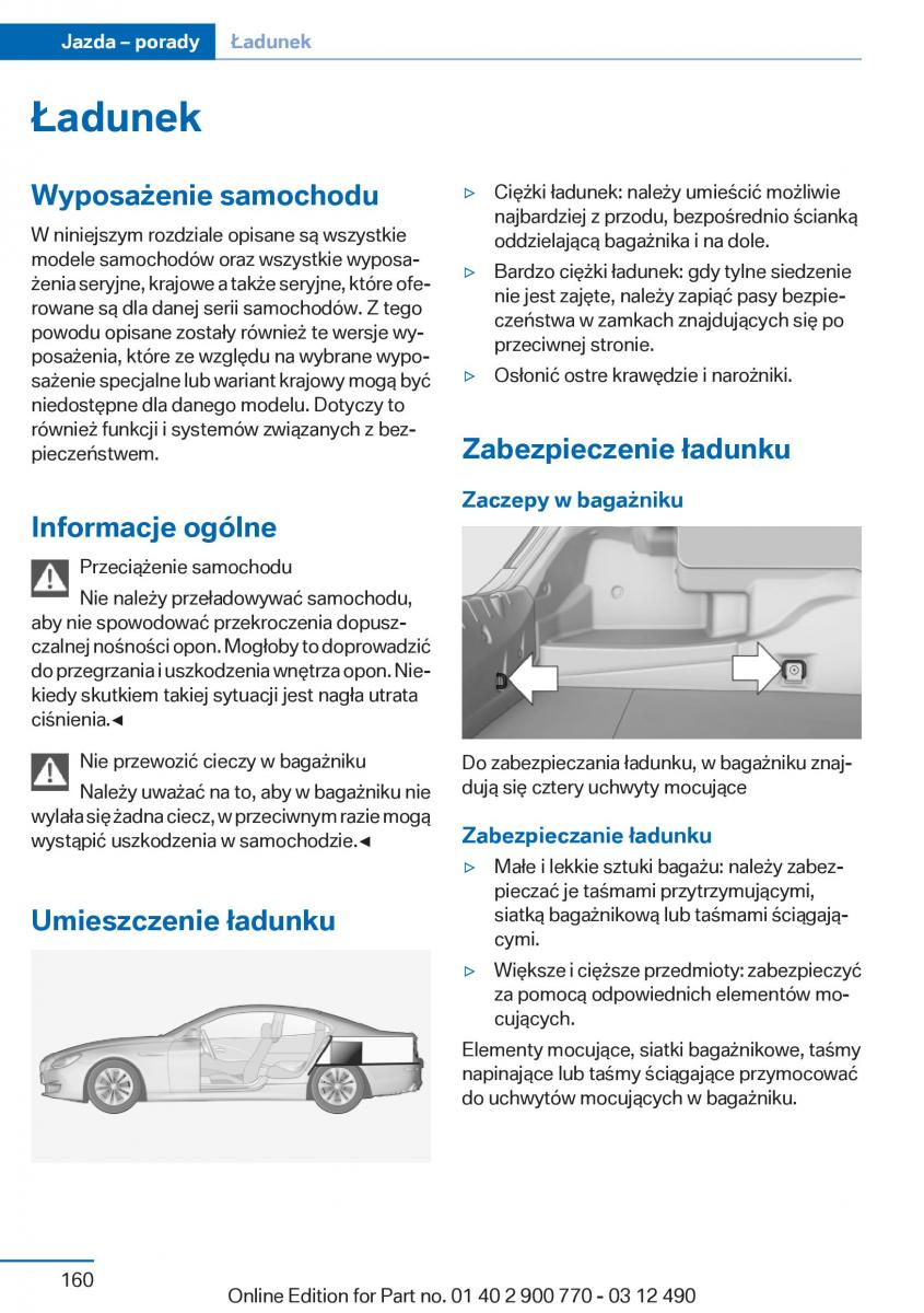 manual  BMW 6 F13 Coupe instrukcja / page 160