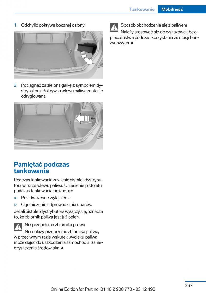 manual  BMW 6 F13 Coupe instrukcja / page 267