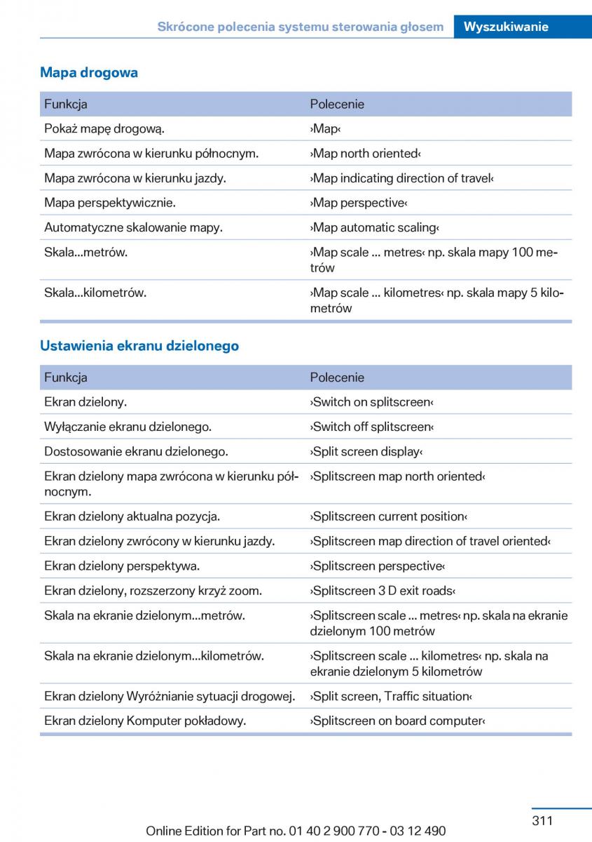 manual  BMW 6 F13 Coupe instrukcja / page 311