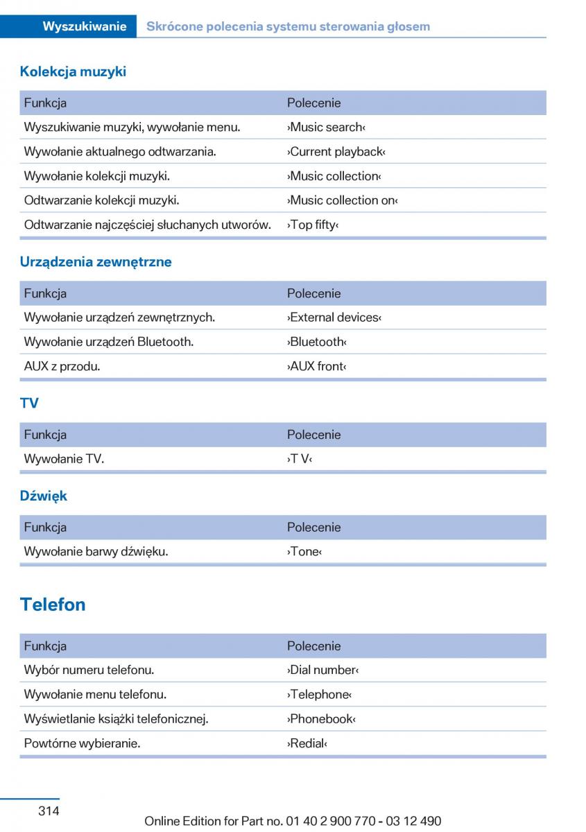 manual  BMW 6 F13 Coupe instrukcja / page 314