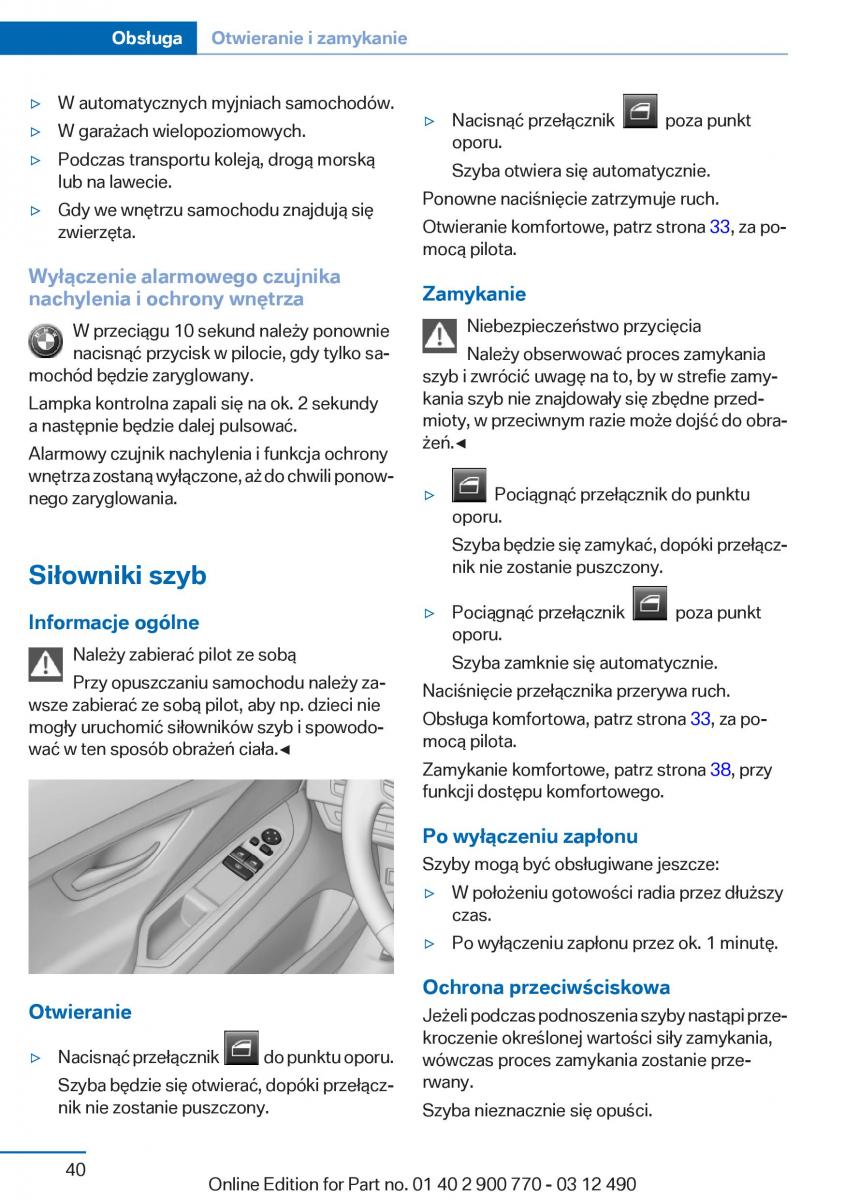 manual  BMW 6 F13 Coupe instrukcja / page 40