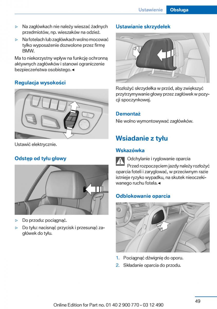 manual  BMW 6 F13 Coupe instrukcja / page 49